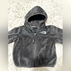 North face zip up fleece- Baby girl 3-6 months